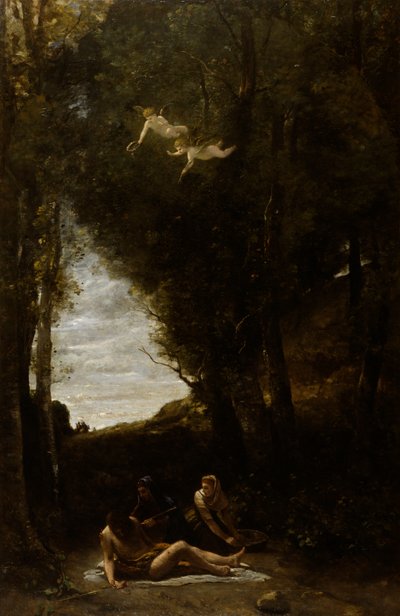 St. Sebastian Succoured by Holy Women by Jean Baptiste Camille Corot